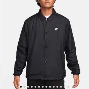 Nike Men's Black Windbreaker Jacket
